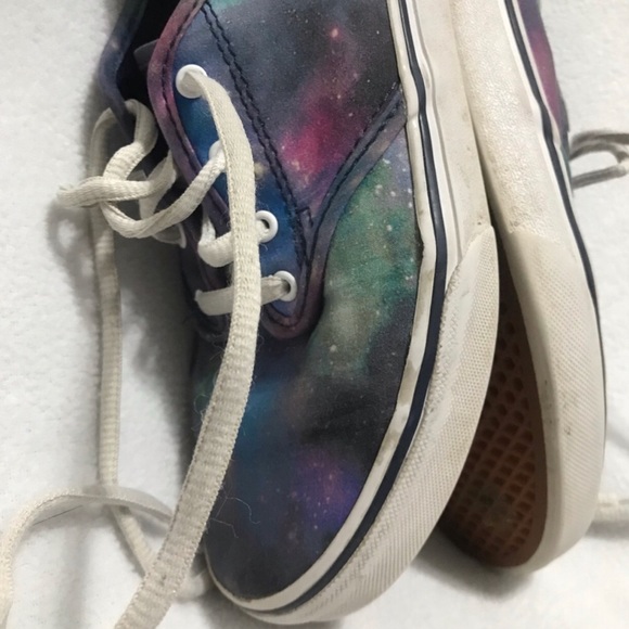 Galaxy Vans Sneakers • Size US Missy 4.0 • Preloved with wear - Picture 15 of 16